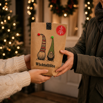 Wichtel Wundertüte mit lustigen Wichteln
