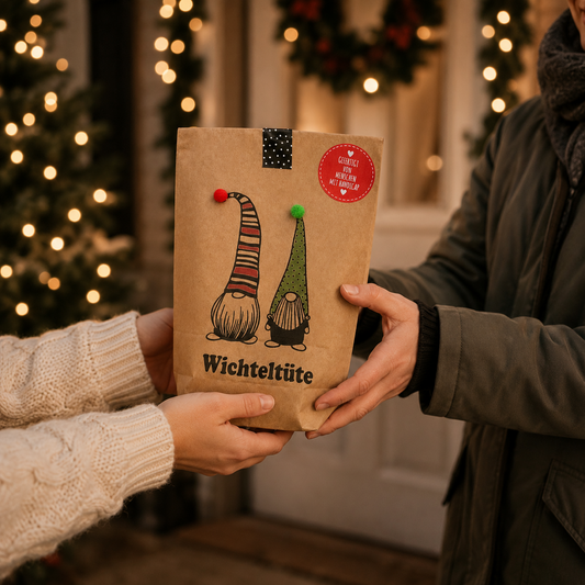 Wichtel Wundertüte mit lustigen Wichteln