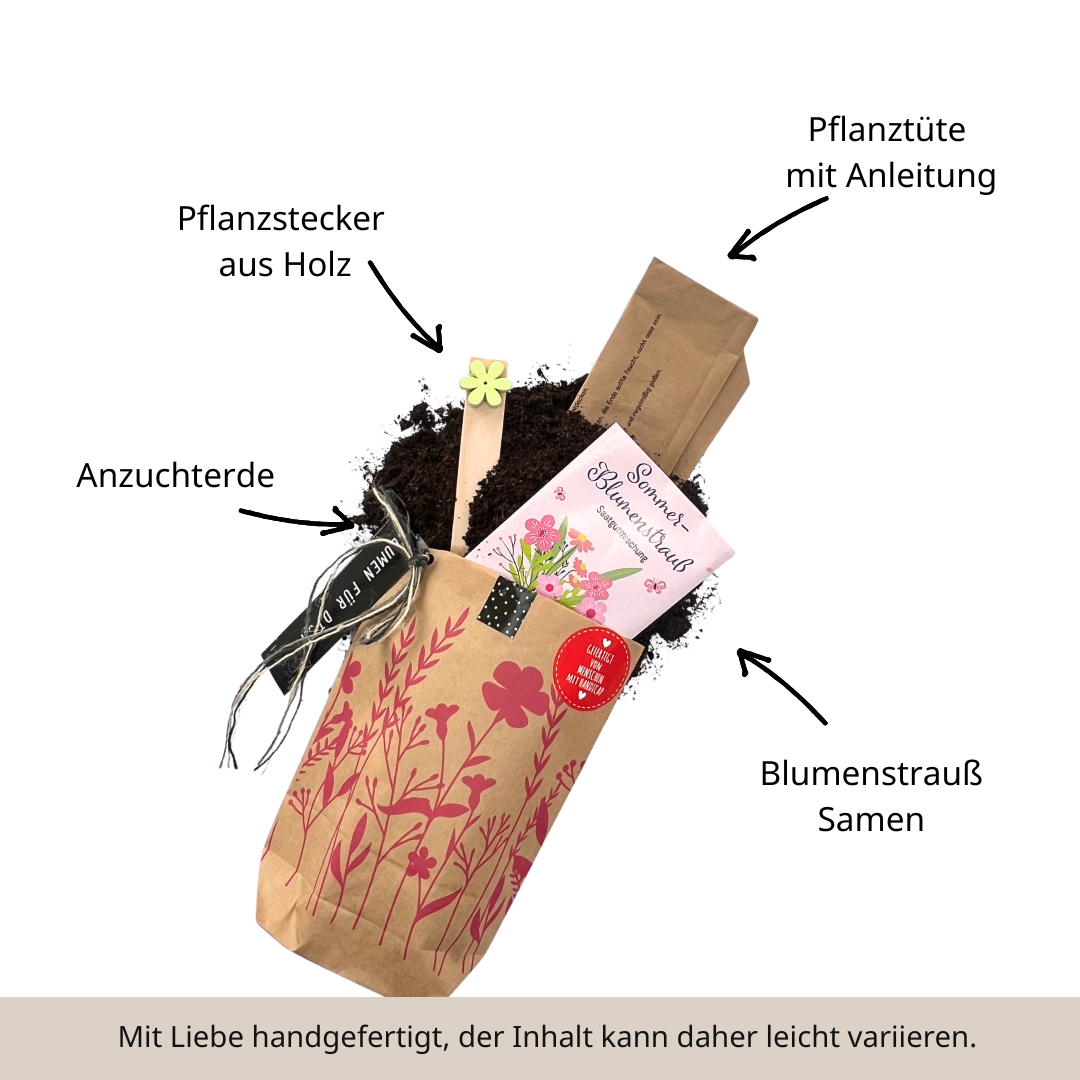 Blumen für Dich Wundertüte mit Lieblingsblumen Samen
