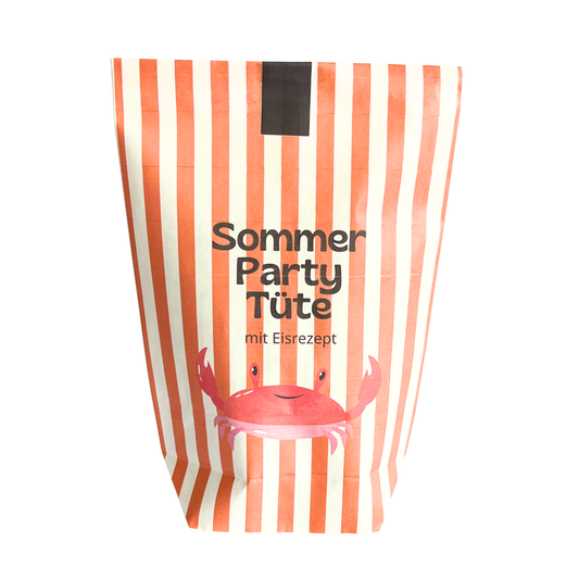 Sommerpartytüte als Dankeschön für die Einladung