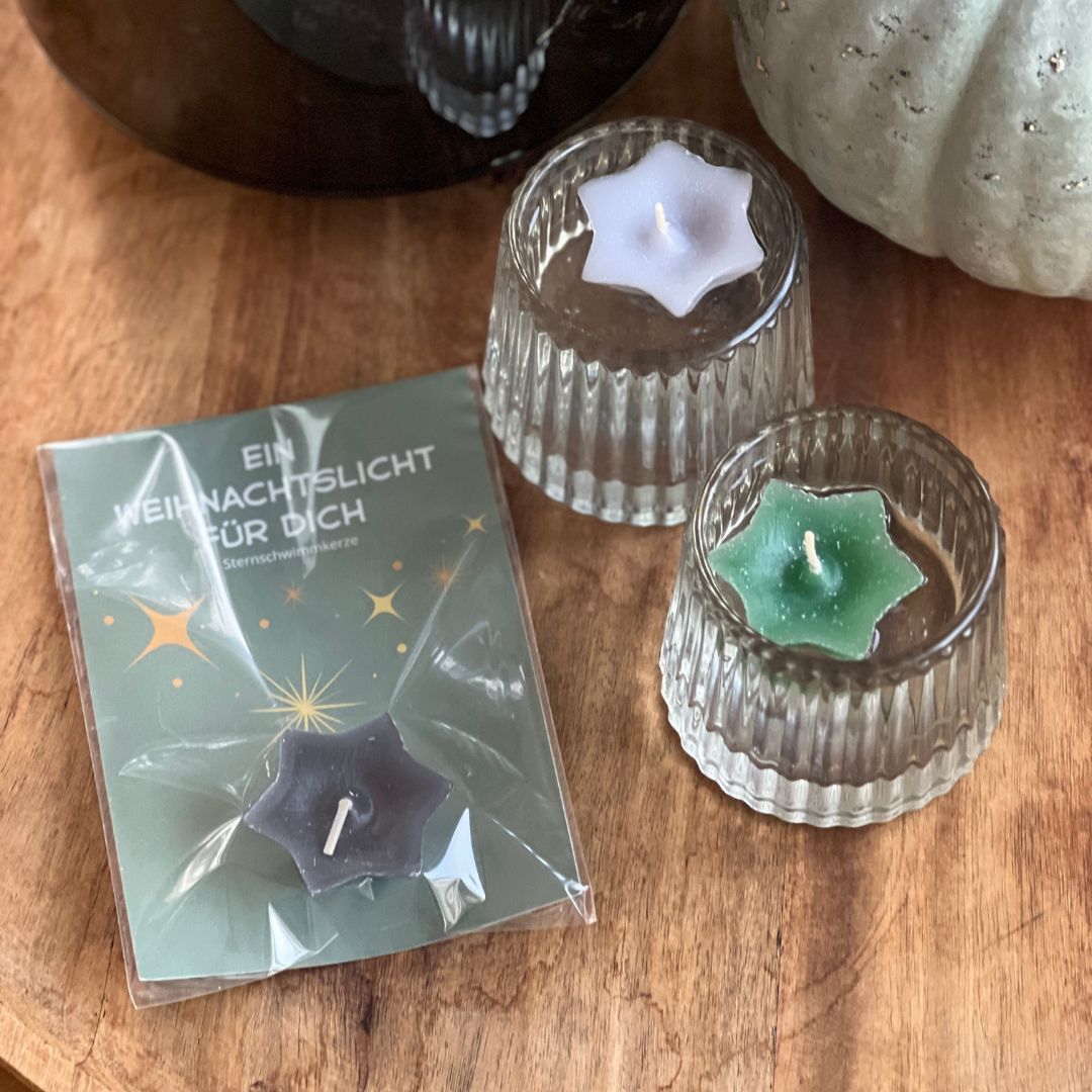 Weihnachtslicht für Dich Schwimmkerze