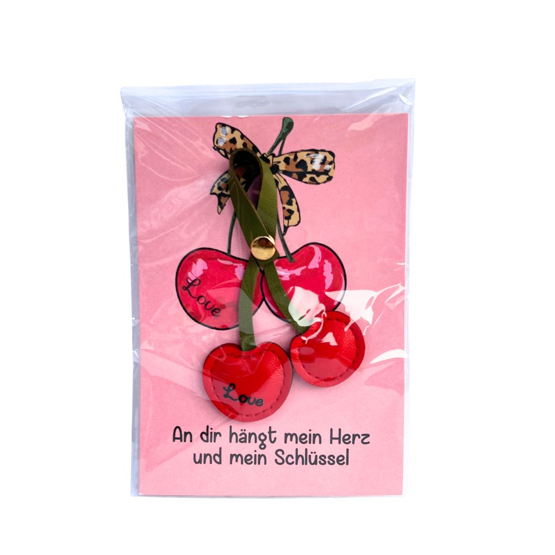 Schlüsselanhänger Kirschen