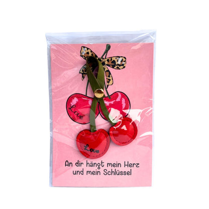 Schlüsselanhänger Kirschen