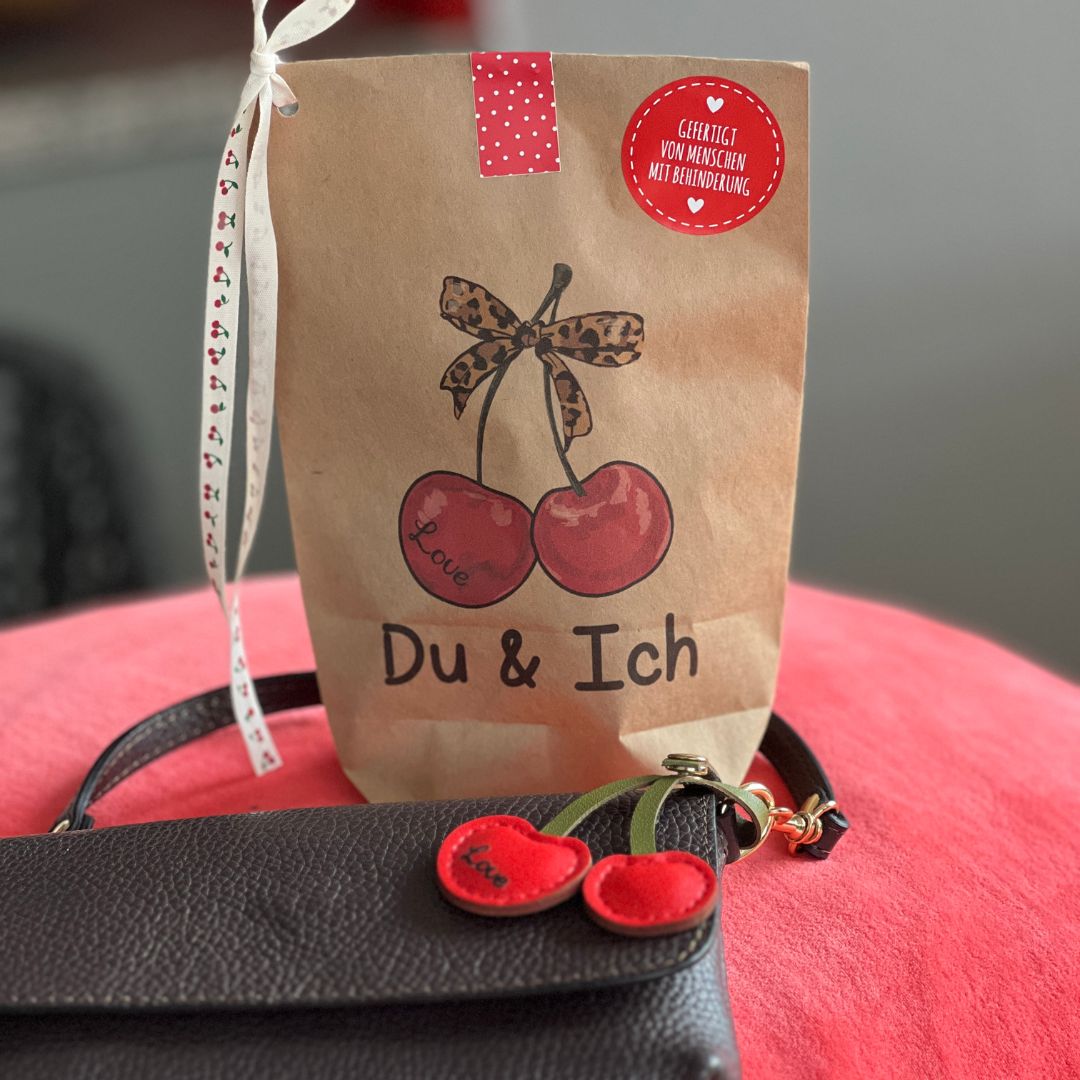 Schlüsselanhänger Kirschen