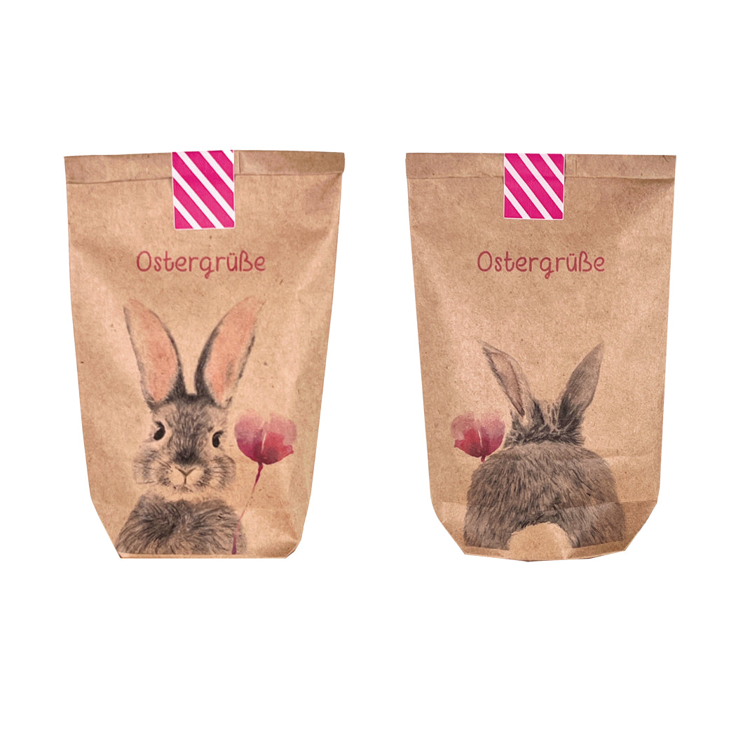 Ostergrüße Mini Wundertüte mit Tulpe