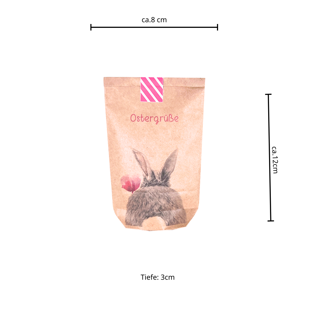 Ostergrüße Mini Wundertüte mit Tulpe