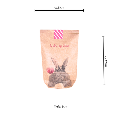 Ostergrüße Mini Wundertüte mit Tulpe
