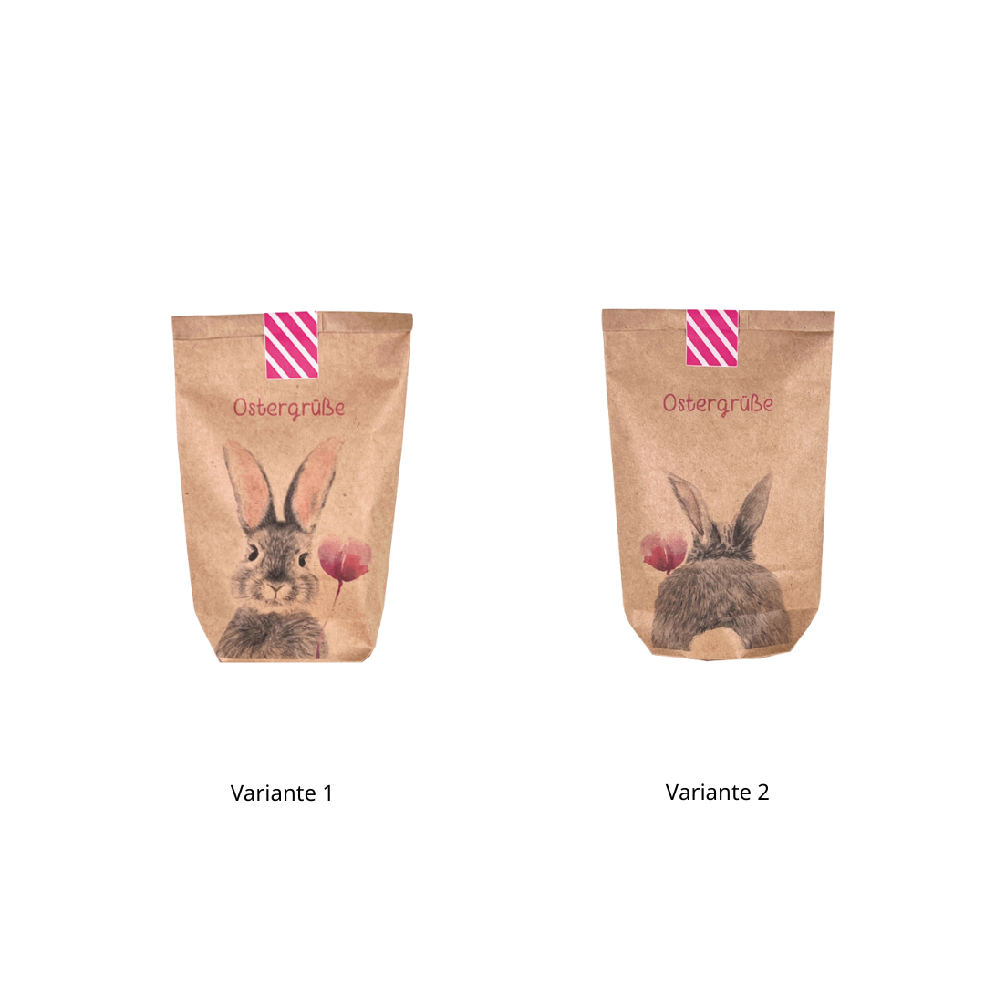 Ostergrüße Mini Wundertüte mit Tulpe