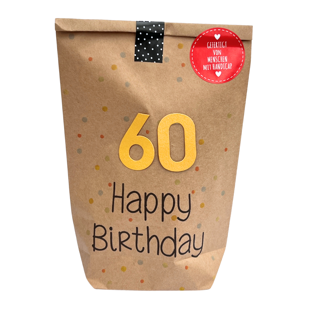 60. Geburtstag Wundertüte - Kreative Überraschung