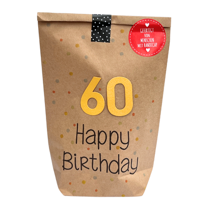 60. Geburtstag Wundertüte - Kreative Überraschung