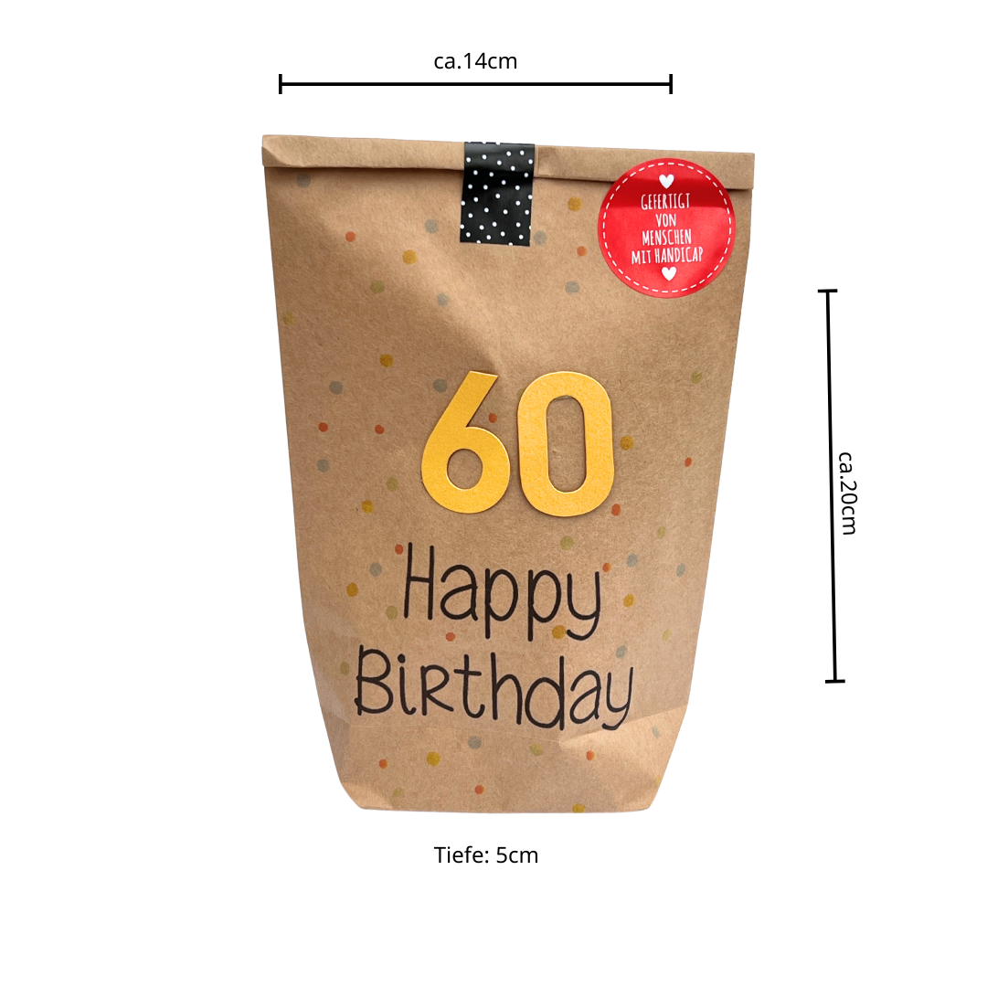 60. Geburtstag Wundertüte - Kreative Überraschung