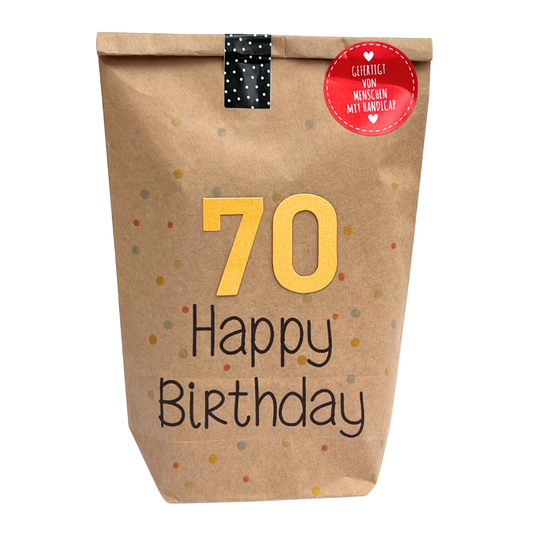 70. Geburtstag Wundertüte - Einzigartige Geschenkidee