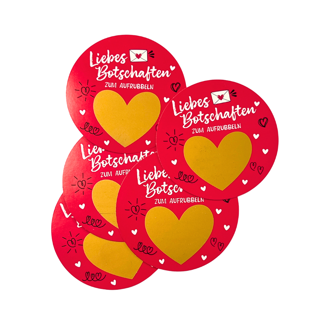 Rubbelkarte Liebe 100er Set