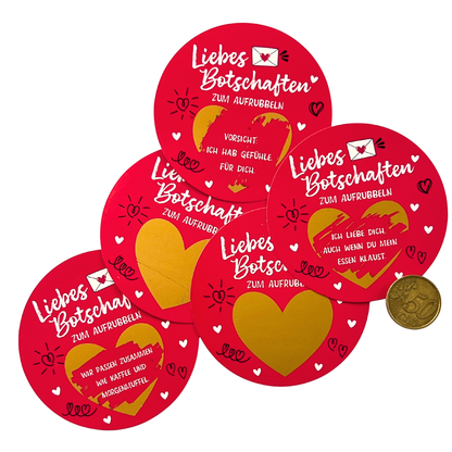Rubbelkarte Set Liebe