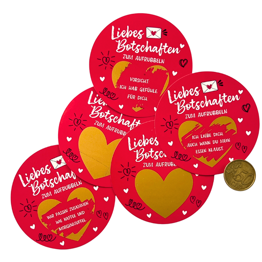 Rubbelkarte Set Liebe