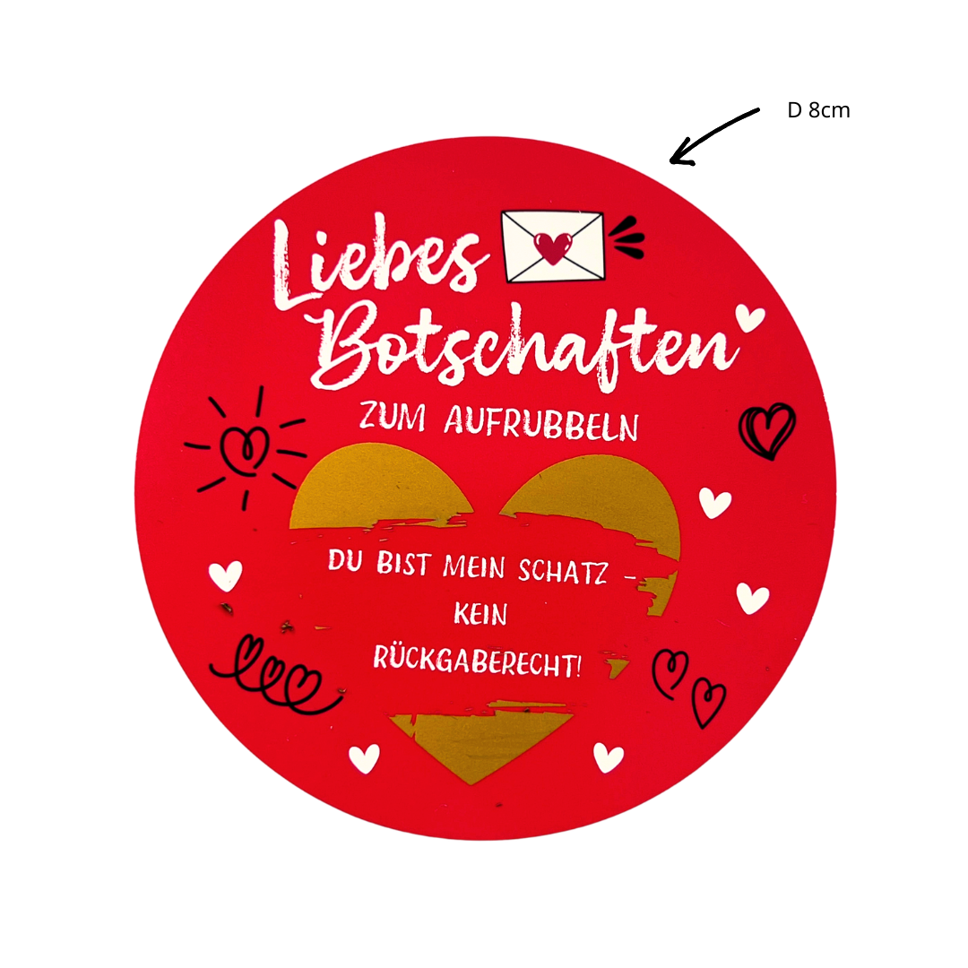 Rubbelkarte Set Liebe