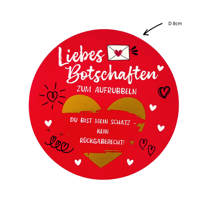 Rubbelkarte Set Liebe
