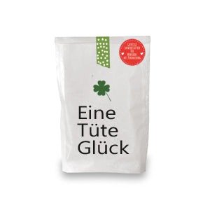Wundertüte Eine Tüte Glück mit Flockkleeblatt