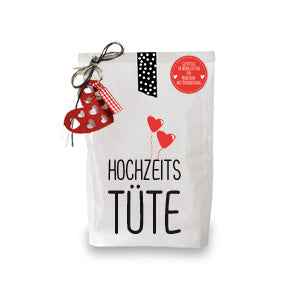 Hochzeitstüte Wundertüte mit ganz viel Herz
