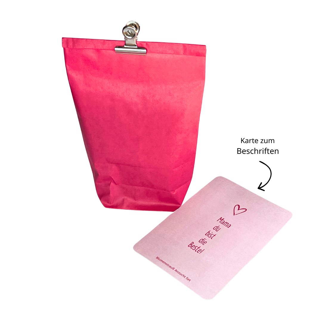 Für Mama Blumenstrauß Anzuchtset