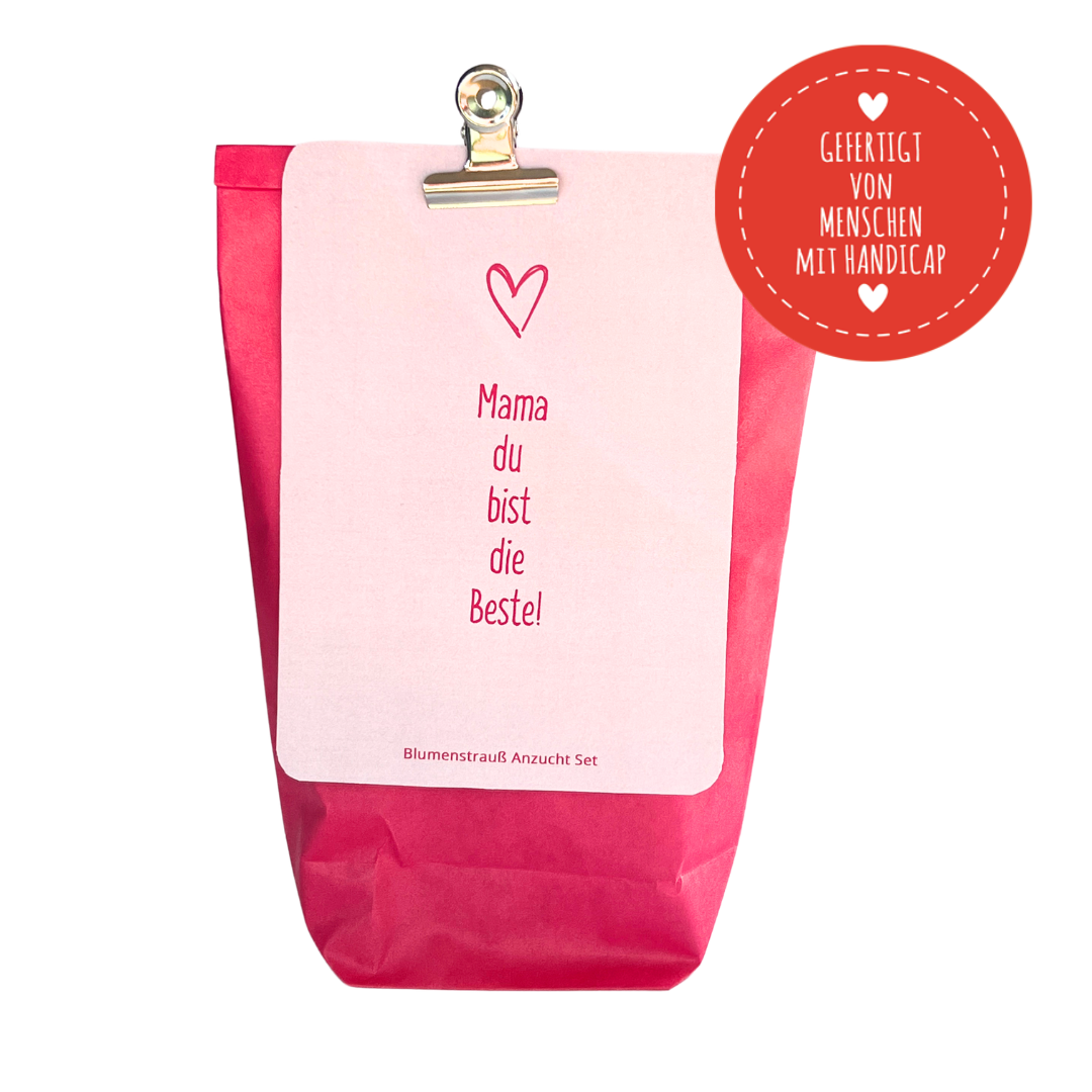 Für Mama Blumenstrauß Anzuchtset