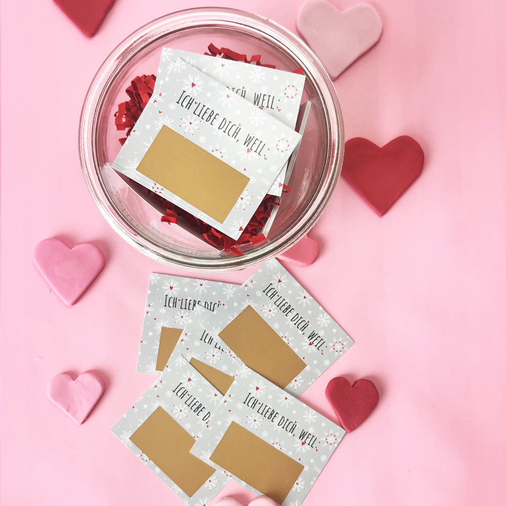 Rubbel Adventskalender"Liebe" Weckglas