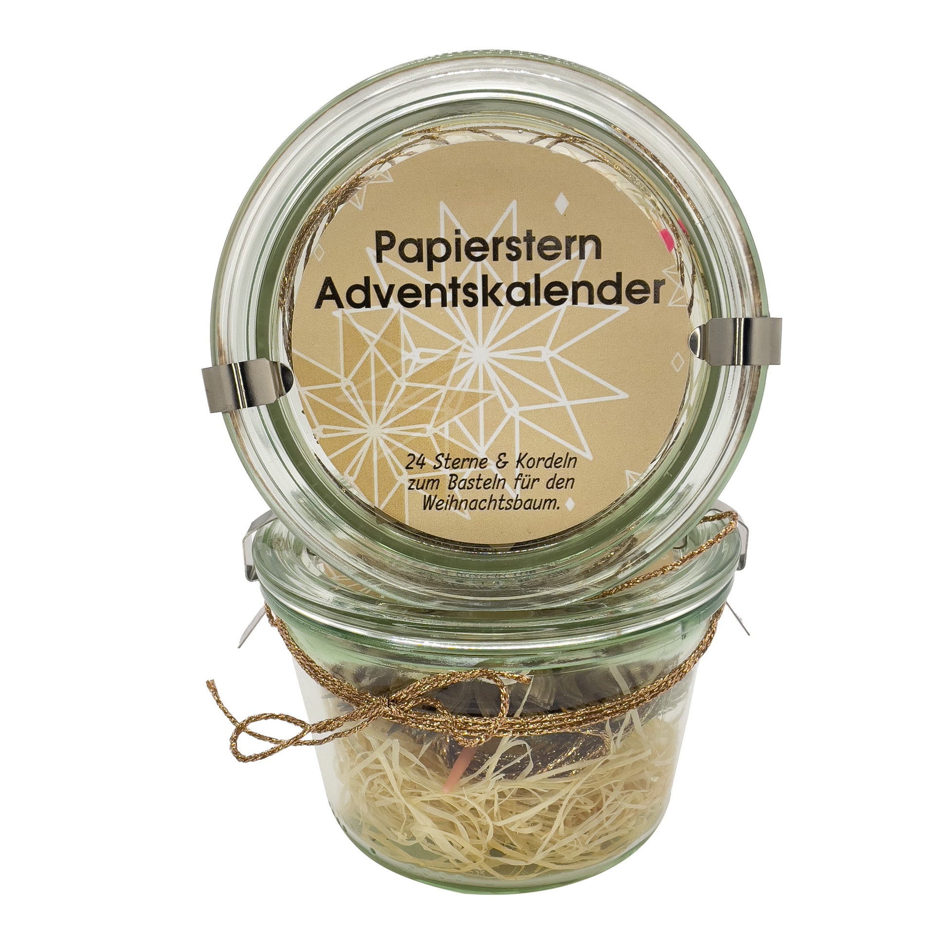 Weckglas Adventskalender