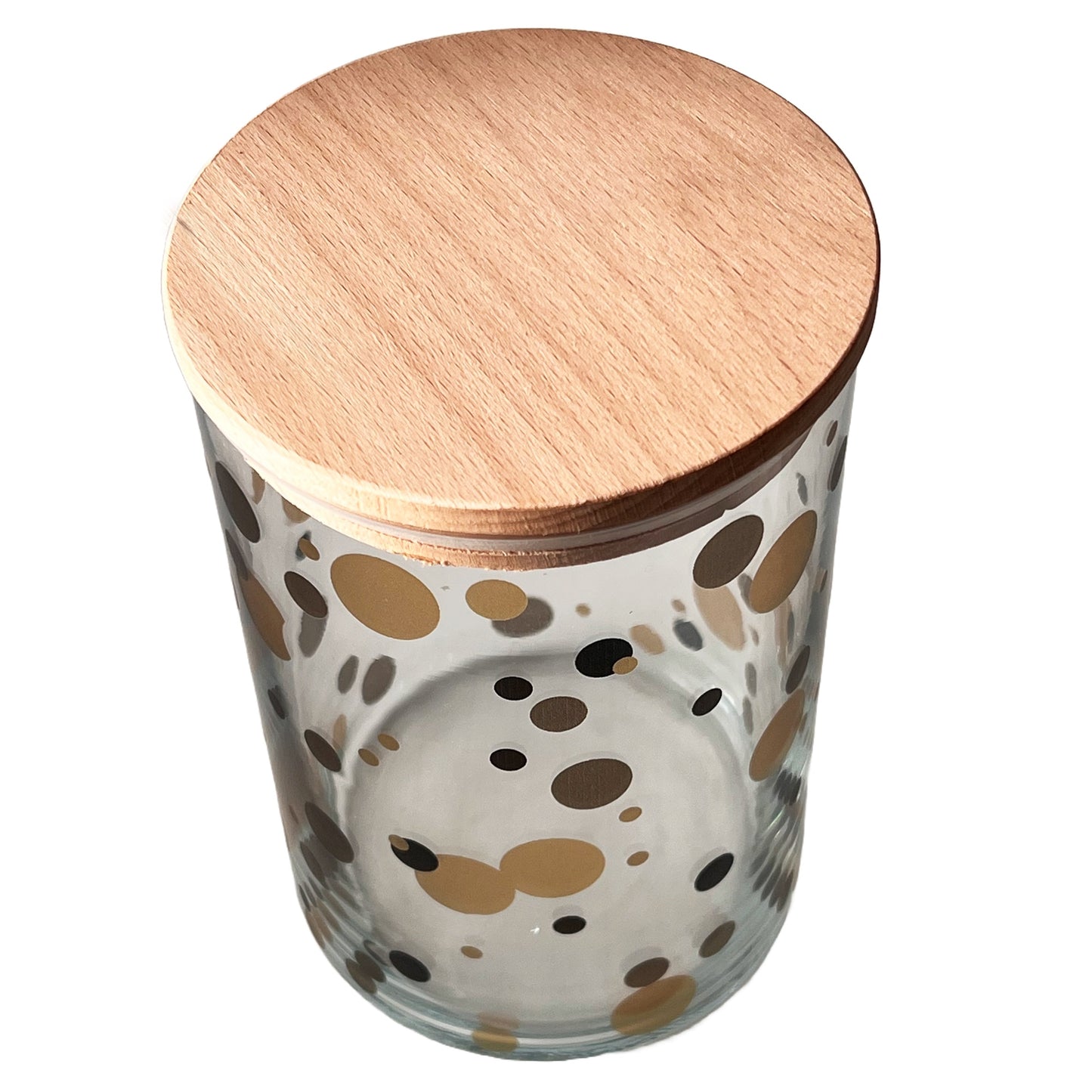 Vorratsglas Dots natur