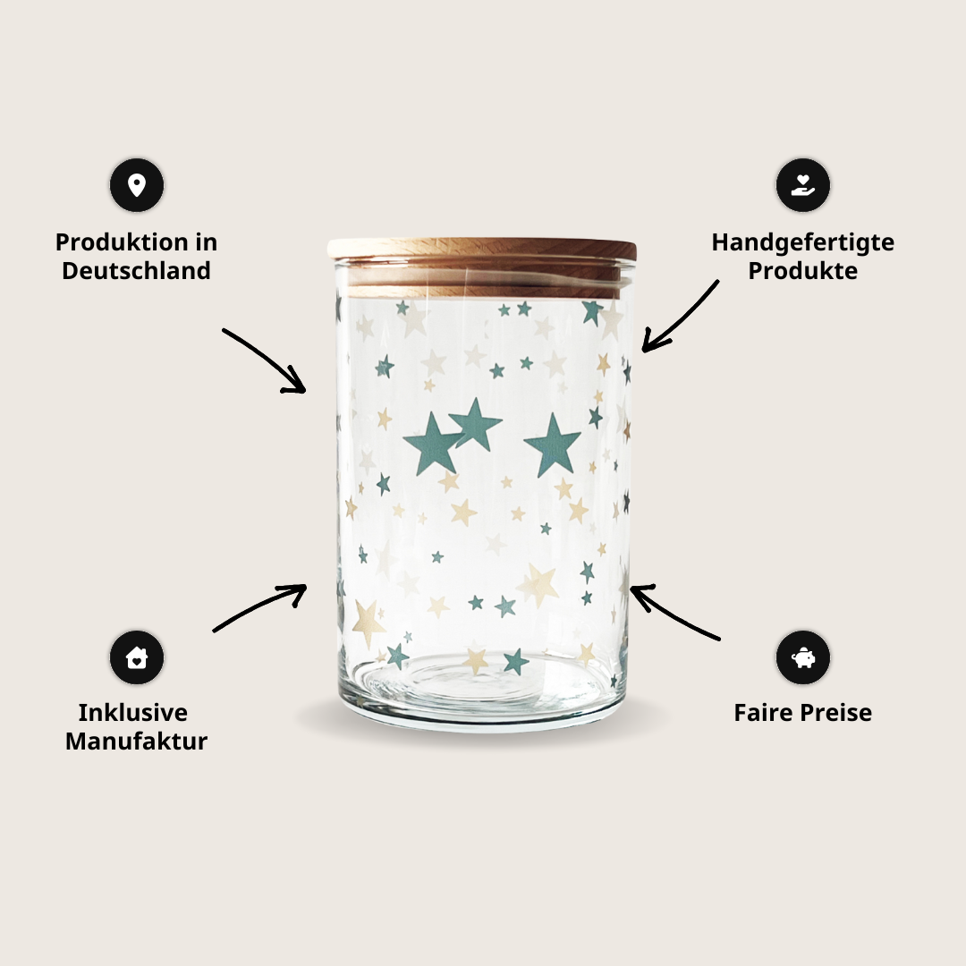 Vorratsglas Sternenhimmel – Dein festlicher Vorratsbehälter mit Stil