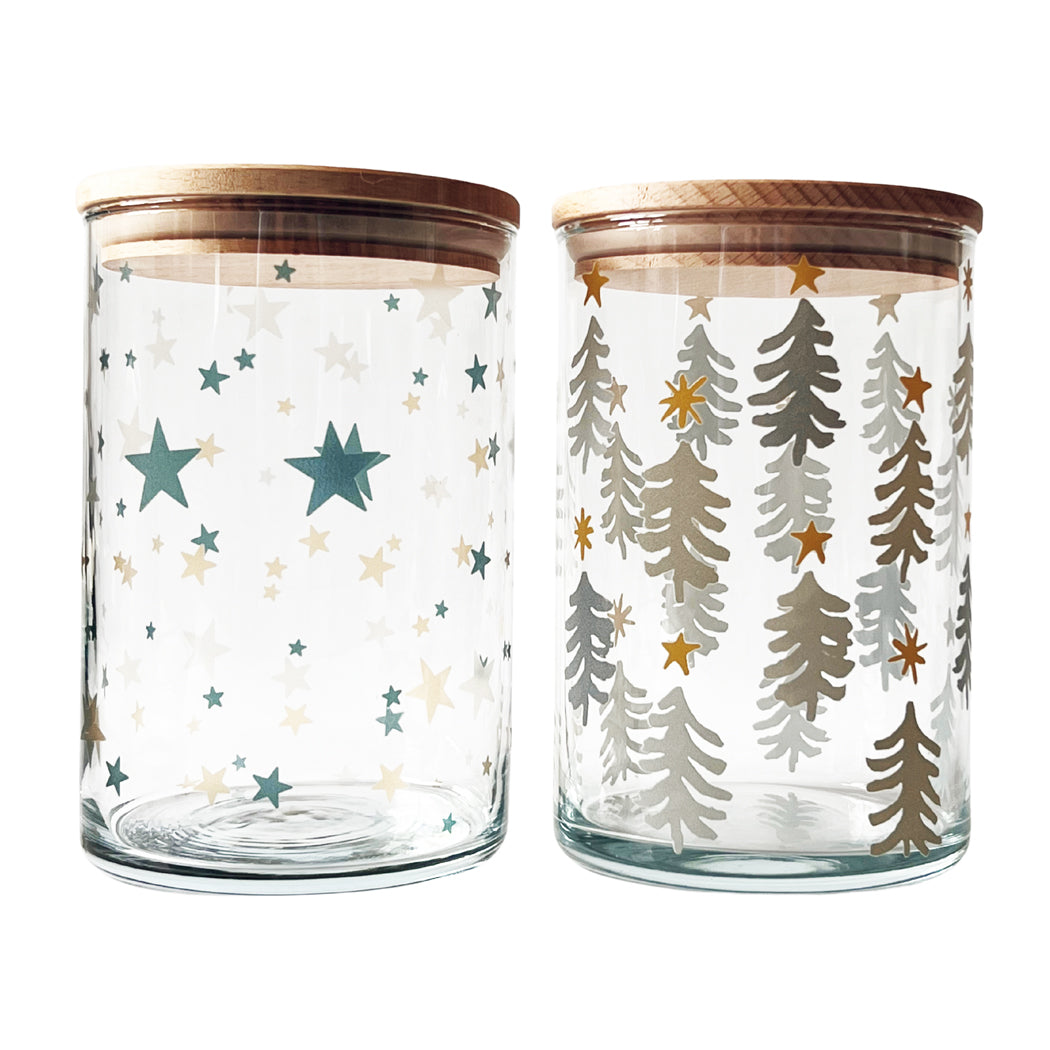 Vorratsglas Tannenwald – mit Holzdeckel