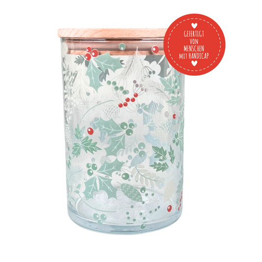Vorratsglas Weihnachtsgrün - Ein Hauch Winterzauber