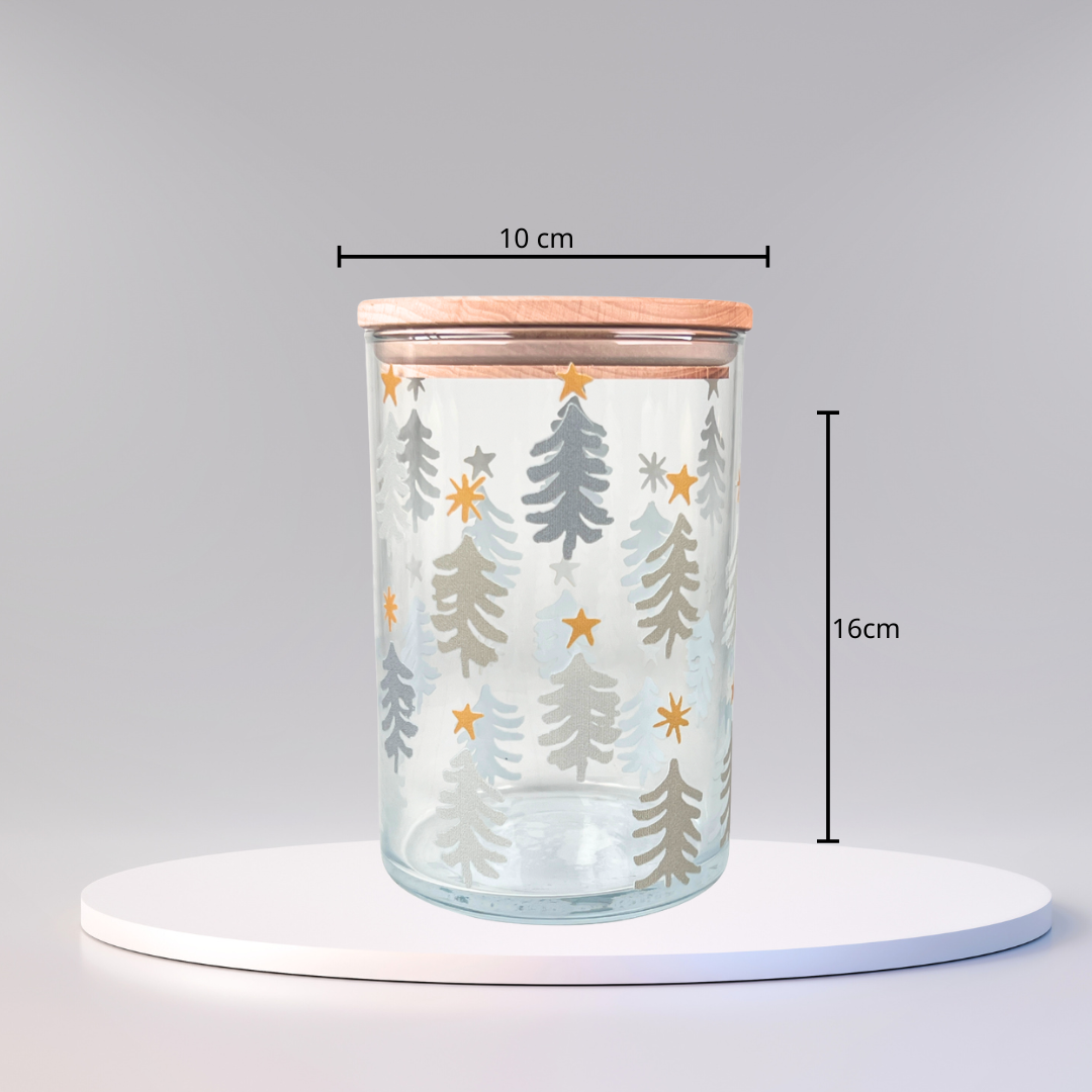 Vorratsglas Tannenwald – mit Holzdeckel