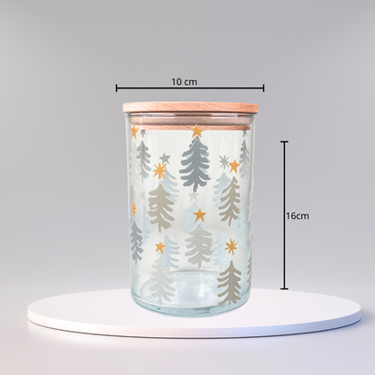 Vorratsglas Tannenwald – mit Holzdeckel