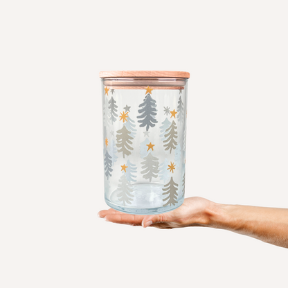 Vorratsglas Tannenwald – mit Holzdeckel