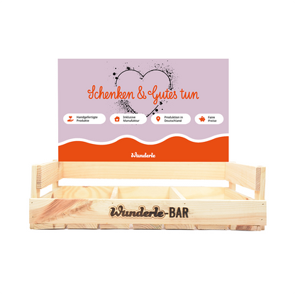 Verkaufsstarkes Displays für Wunderle Produkte im Handel