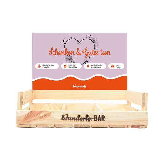 Verkaufsstarkes Displays für Wunderle Produkte im Handel
