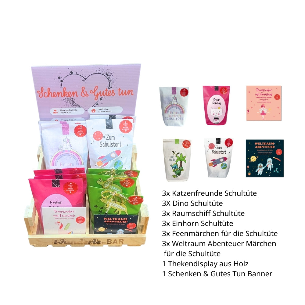 Thekendisplay Schulstart