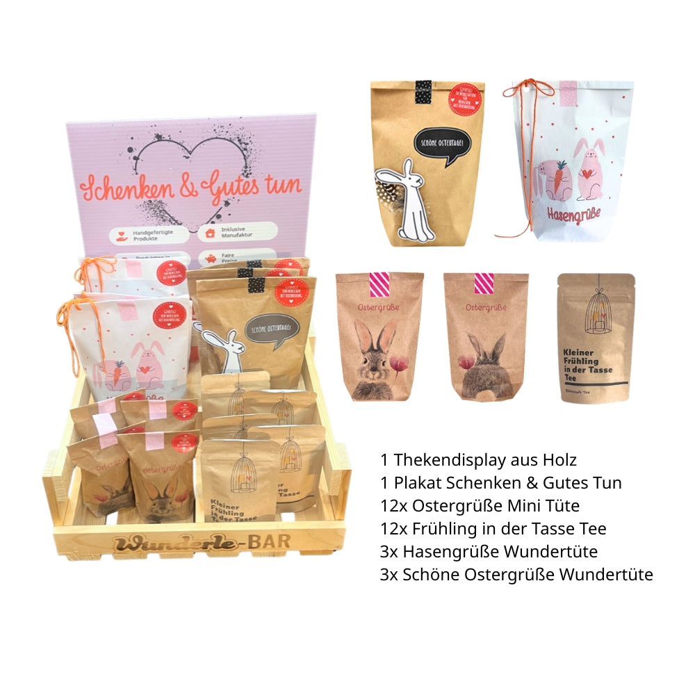 Thekendisplay Ostern