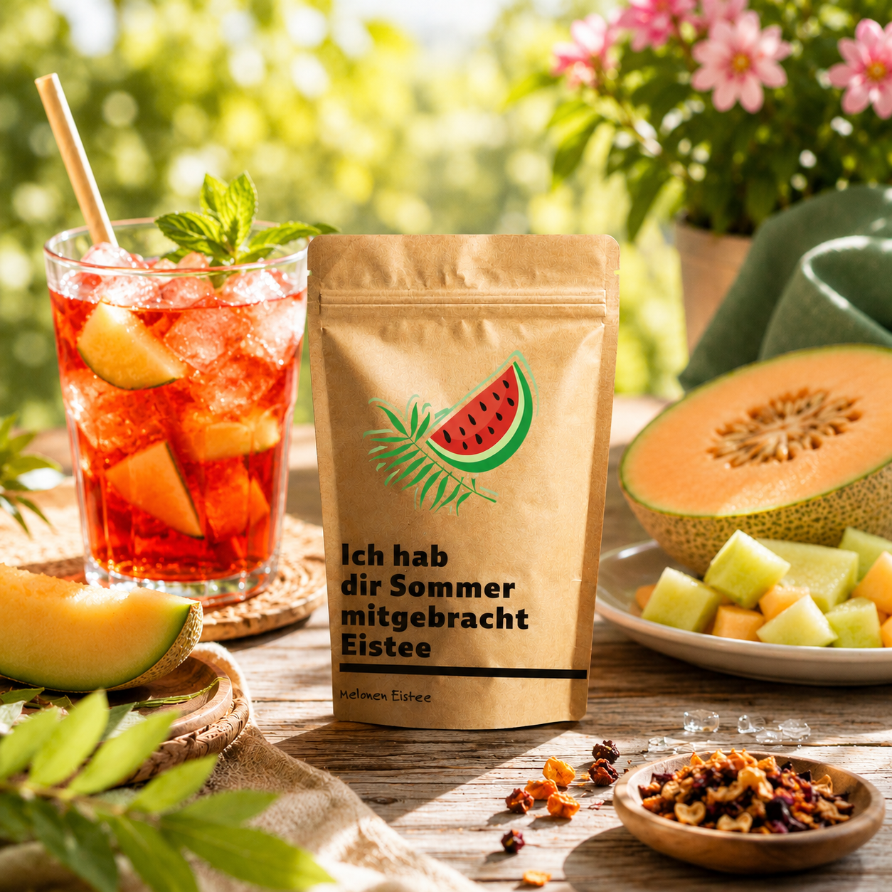Ich hab dir Sommer mitgebracht Eistee - Mitbringsel Sommerparty