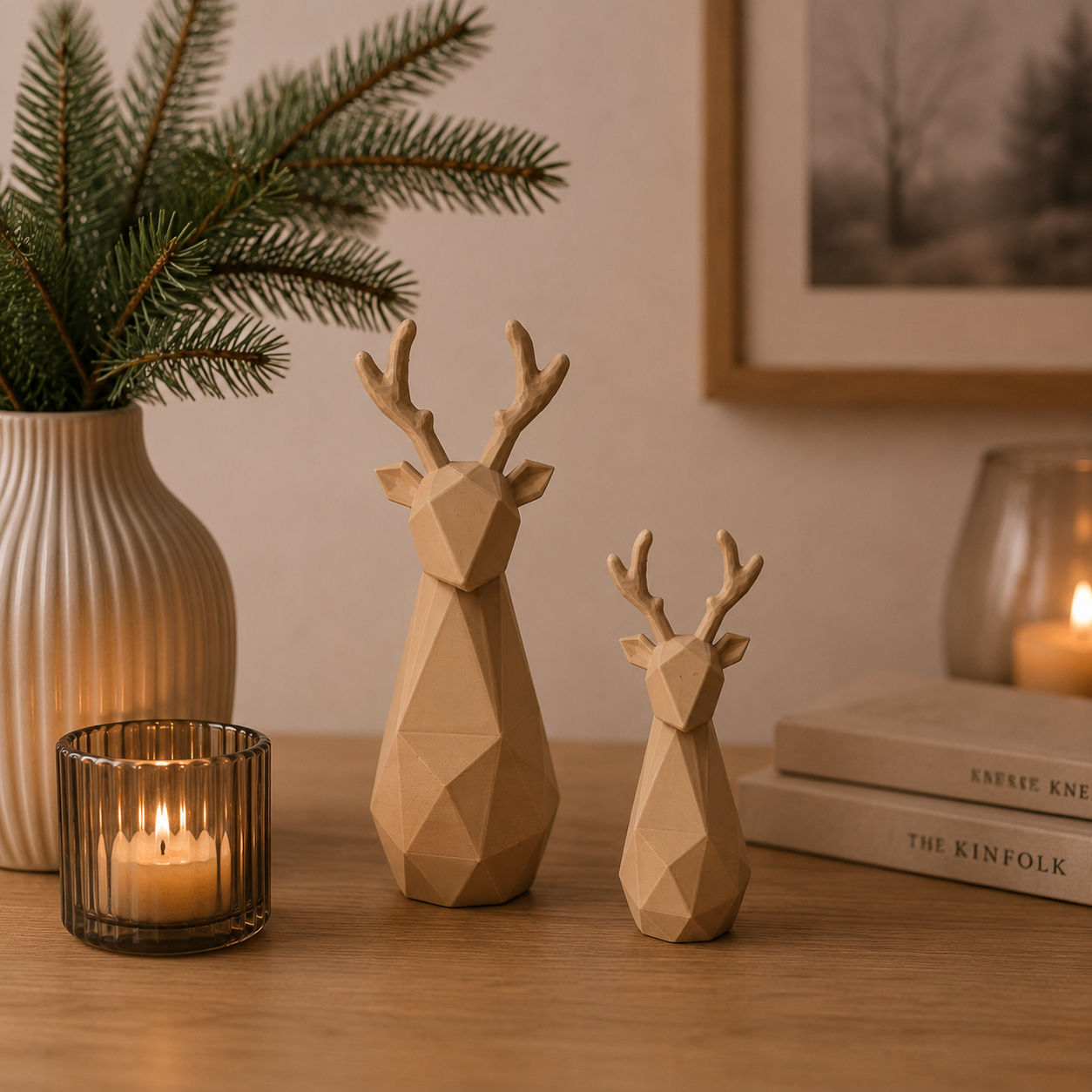 Weihnachtselch Maxi creme