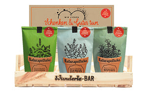 Kräutergarten Set grün im praktischen Display