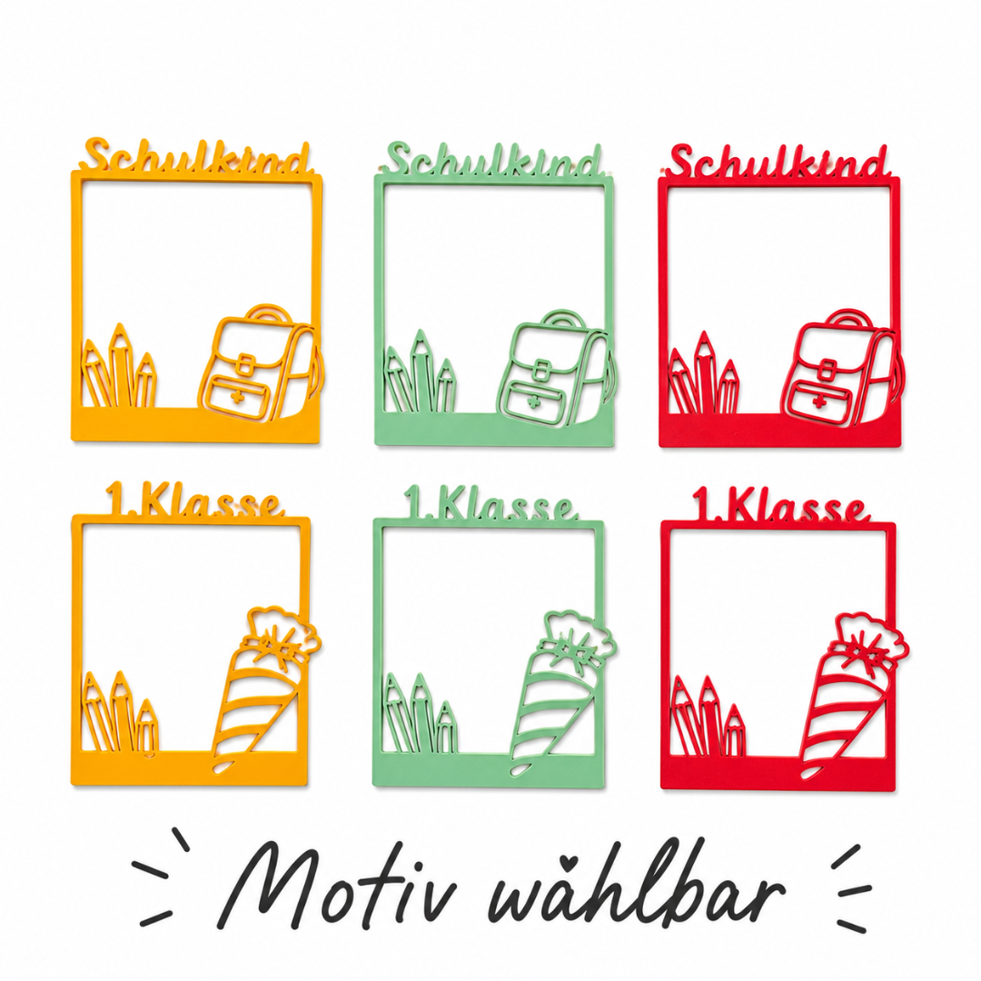 Selfie Rahmen Einschulung