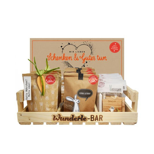 Osterglück Wunderle Bar - 3er Set in einem Holzdisplay
